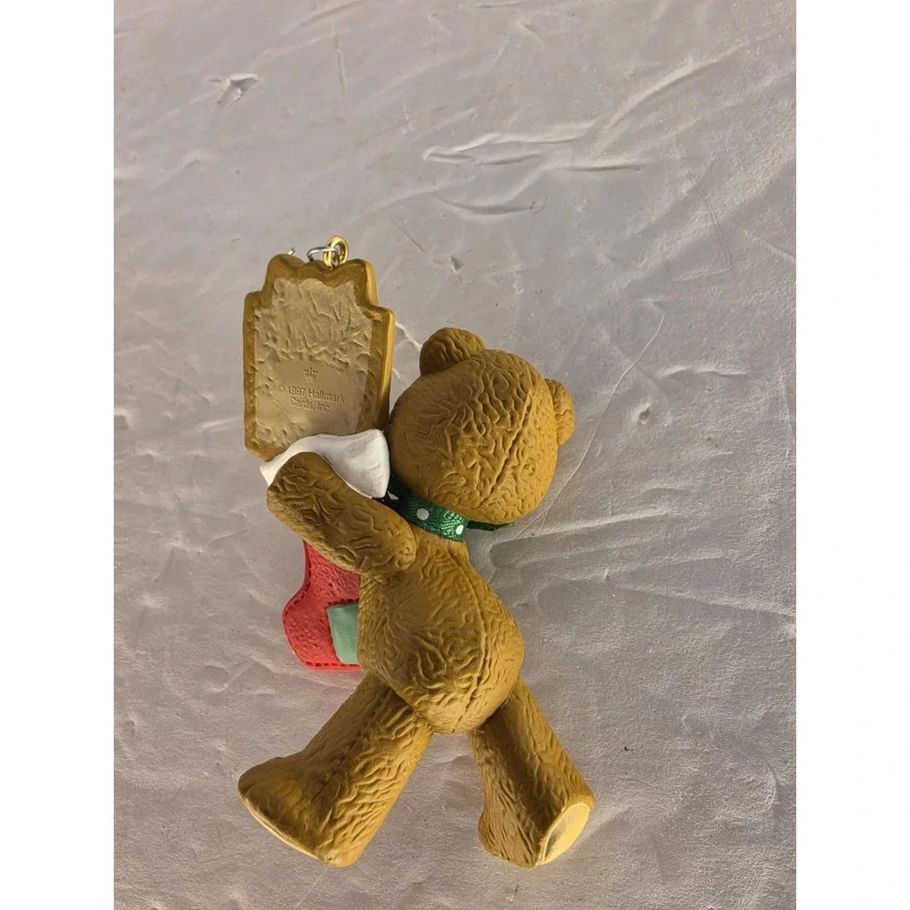 Hallmark Keepsake Child's Fifth Christmas Ornament 2000 Teddy Bear w/ Box